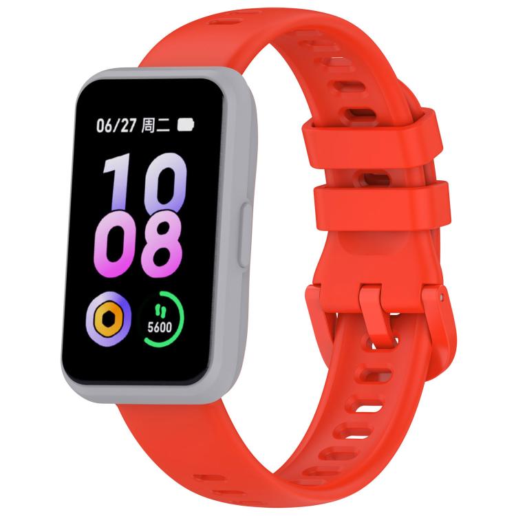 Colorful Quick Release Buckle Silicone Watch Band — Yellow