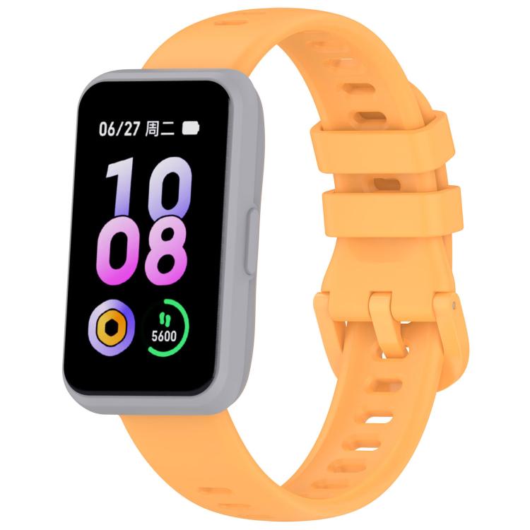 Colorful Quick Release Buckle Silicone Watch Band — Gray