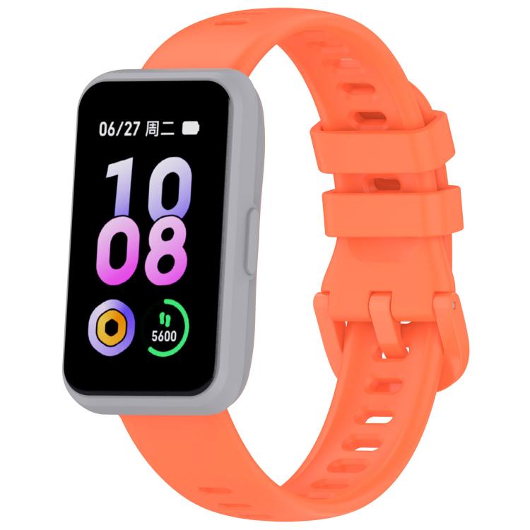Colorful Quick Release Buckle Silicone Watch Band — Dark Green