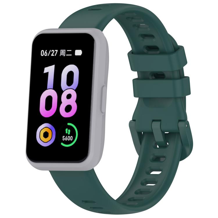 Colorful Quick Release Buckle Silicone Watch Band — Milk Tea Color