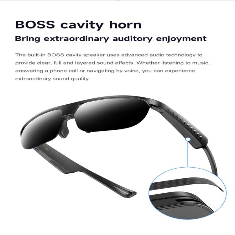 L01 Smart Glasses, Support AI Intelligent Translation / Bluetooth Call / Intelligent Noise Reduction