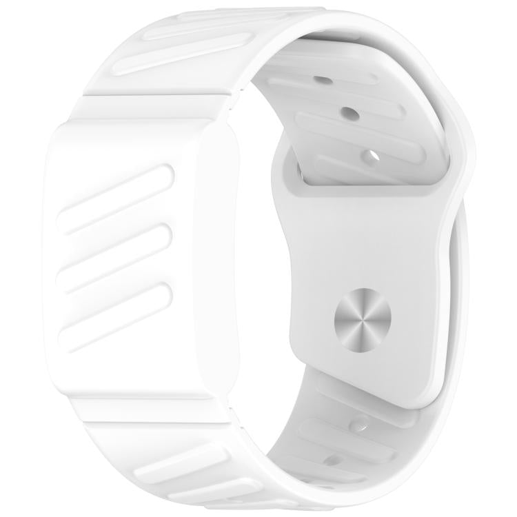 Silicone Texture Watch Band — Black