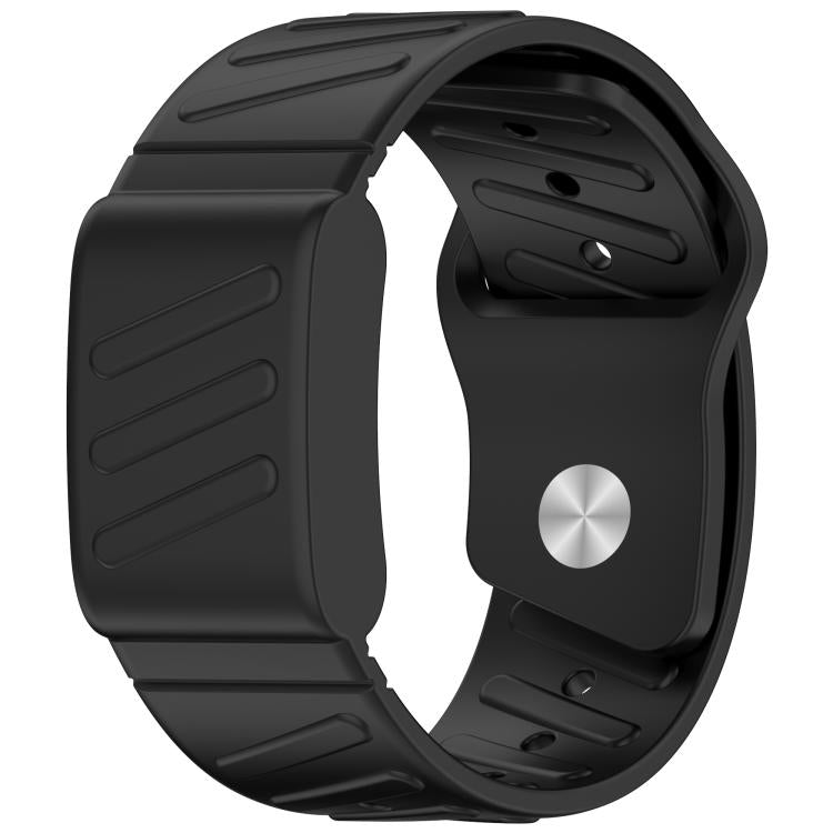 Silicone Texture Watch Band — Pink