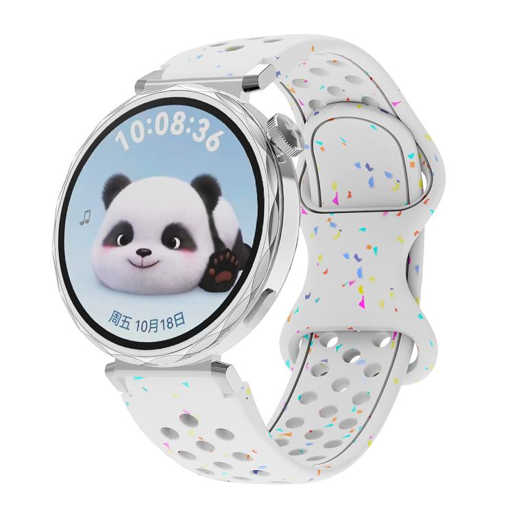 Eco-Friendly Granular Colorful Dots Silicone Watch Band — view 20