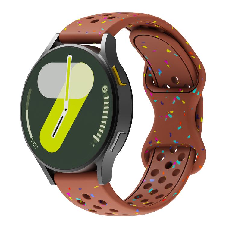 Eco-Friendly Granular Colorful Dots Silicone Watch Band — Starlight