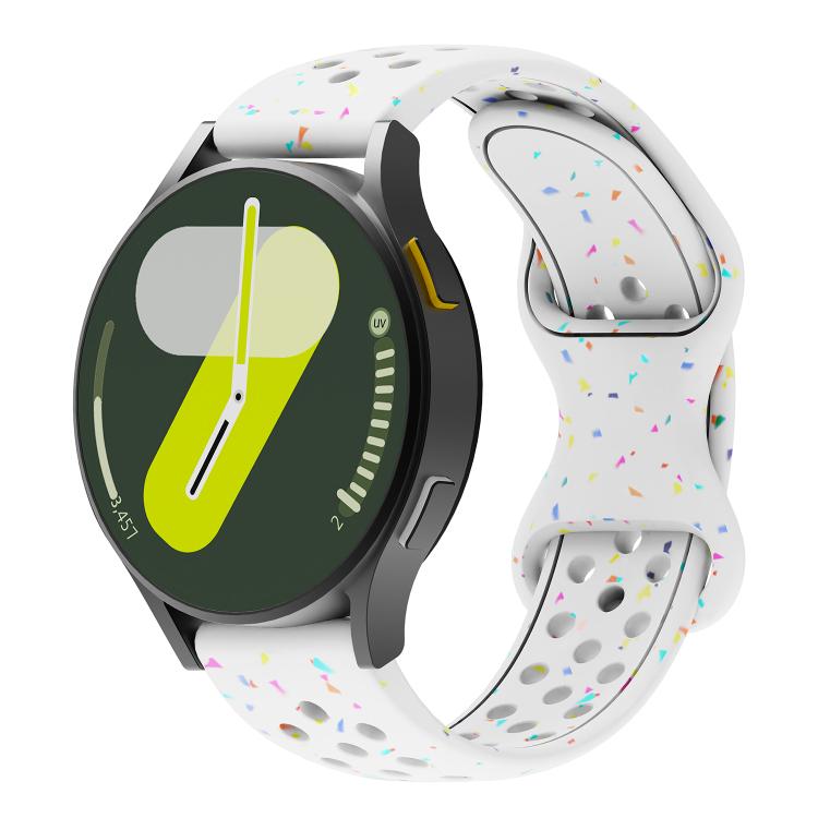 Eco-Friendly Granular Colorful Dots Silicone Watch Band — view 21
