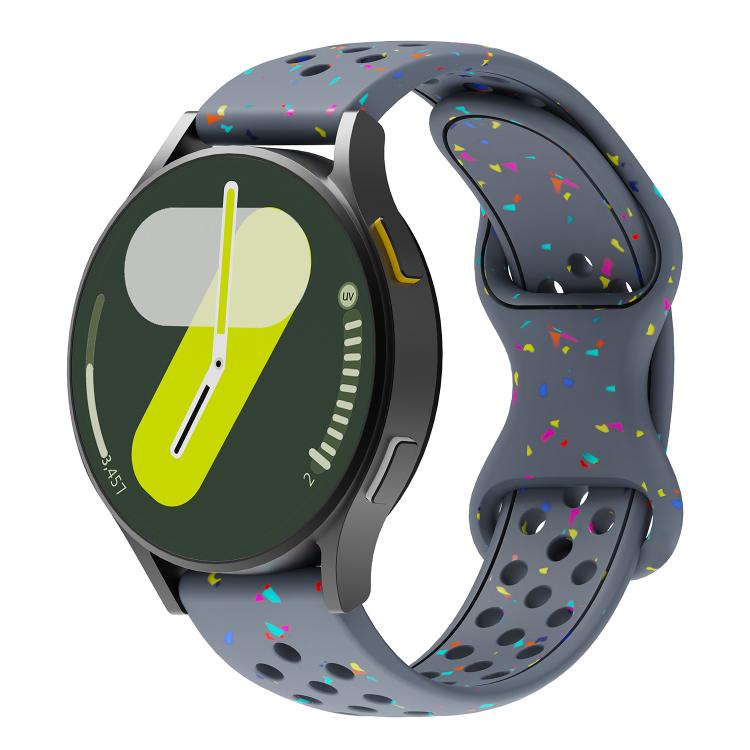 Eco-Friendly Granular Colorful Dots Silicone Watch Band — view 24