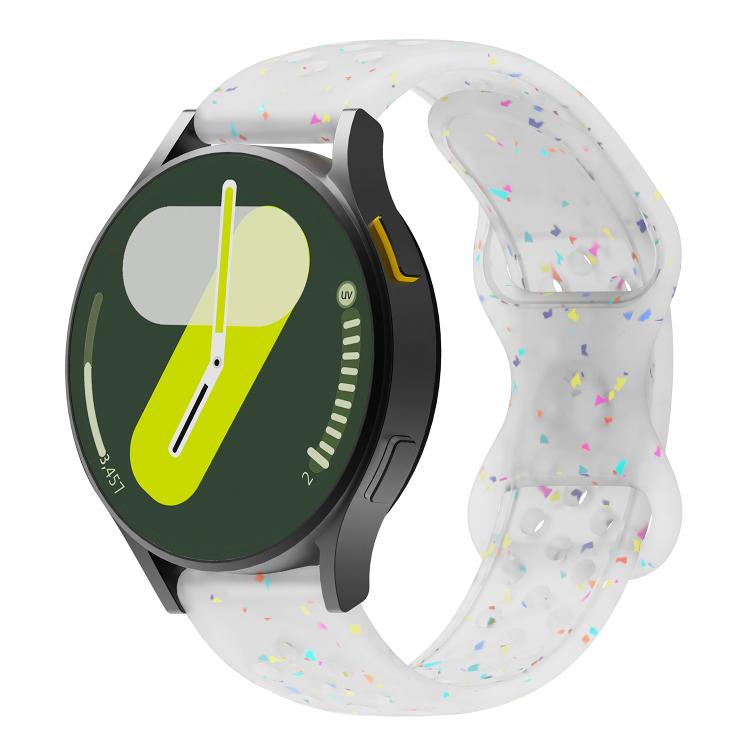 Eco-Friendly Granular Colorful Dots Silicone Watch Band — view 27