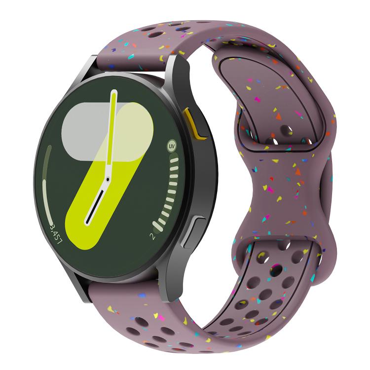 Eco-Friendly Granular Colorful Dots Silicone Watch Band — view 33