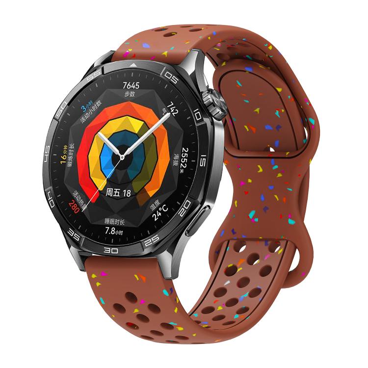 Eco-Friendly Granular Colorful Dots Silicone Watch Band — view 16