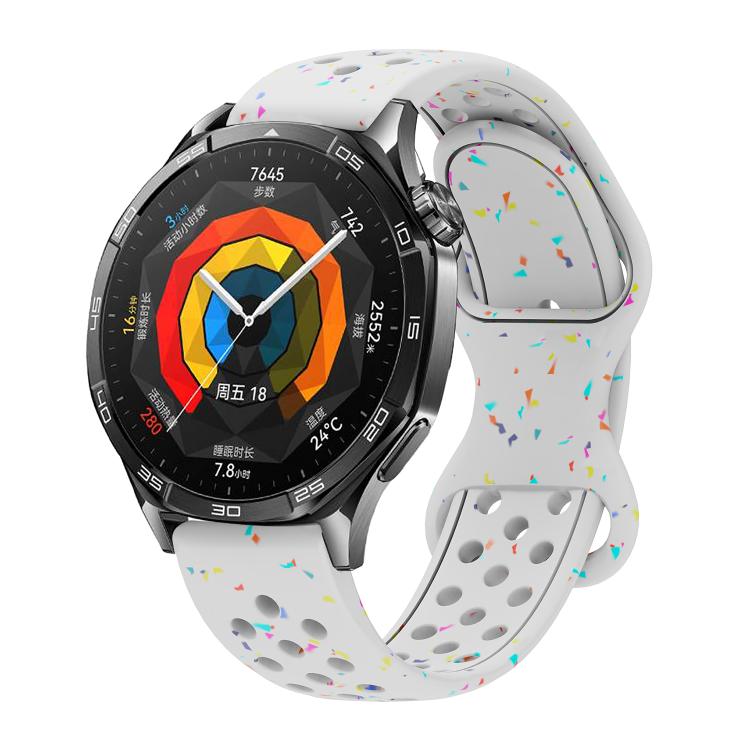 Eco-Friendly Granular Colorful Dots Silicone Watch Band — view 22