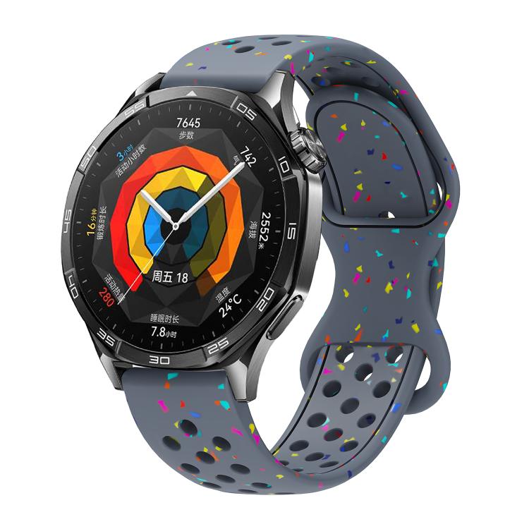 Eco-Friendly Granular Colorful Dots Silicone Watch Band — view 25