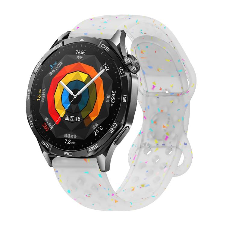 Eco-Friendly Granular Colorful Dots Silicone Watch Band — view 28