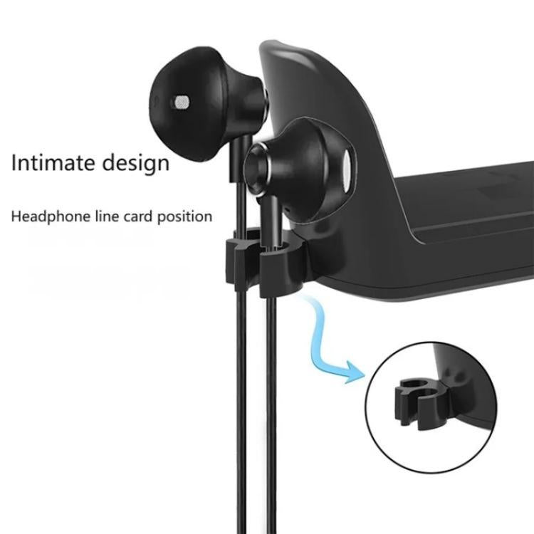 XWJ-EJJ01 360 Degree Rotatable Under Desk Storage Bracket Gaming Headset Holder