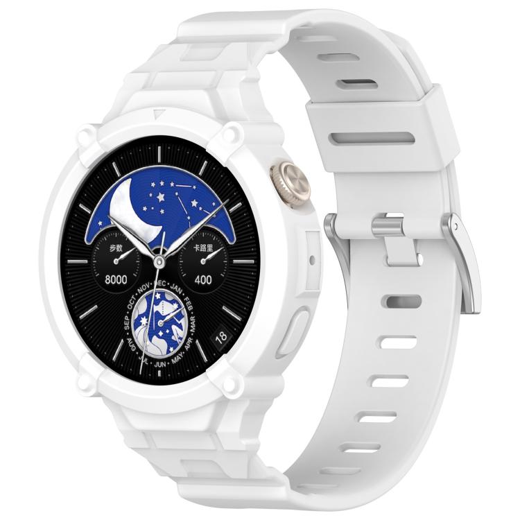 Watch Case Integrated Silicone Watch Band — Navy Blue