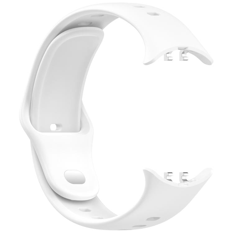 Solid Color Reverse Buckle Silicone Watch Band — Orange