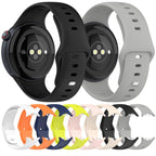 Solid Color Reverse Buckle Silicone Watch Band — view 13