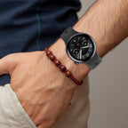 Solid Color Reverse Buckle Silicone Watch Band — view 17