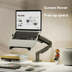 NORTH BAYOU F80-FP For 10-17 Inch Laptop Height Adjustable Desktop Mount Bracket — view 5