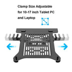 NORTH BAYOU F80-FP For 10-17 Inch Laptop Height Adjustable Desktop Mount Bracket — view 7