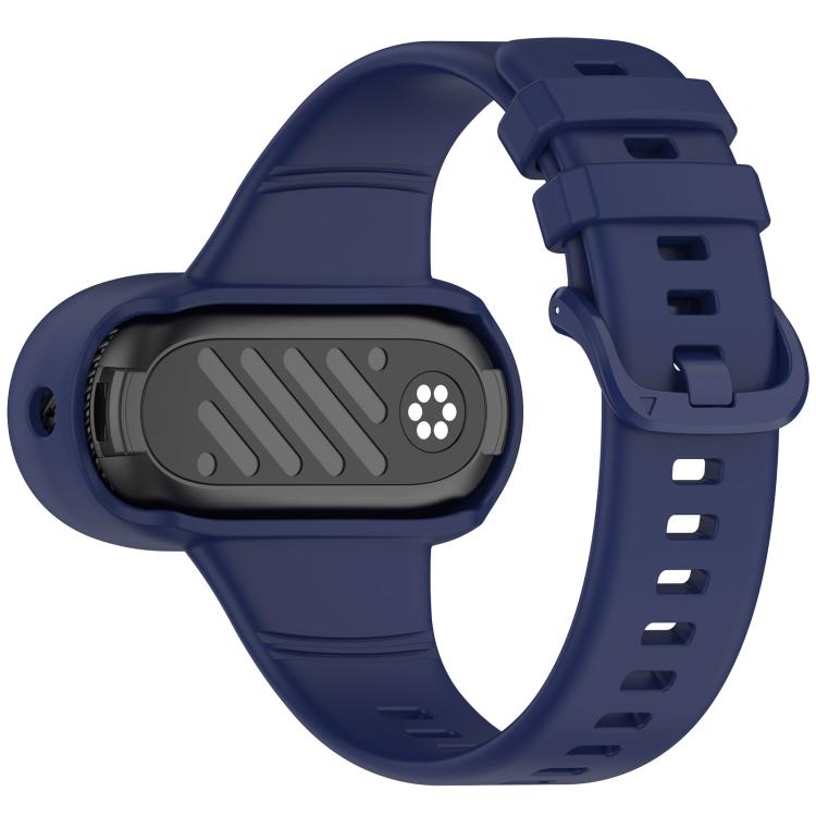 Solid Color Silicone Watch Band — Black