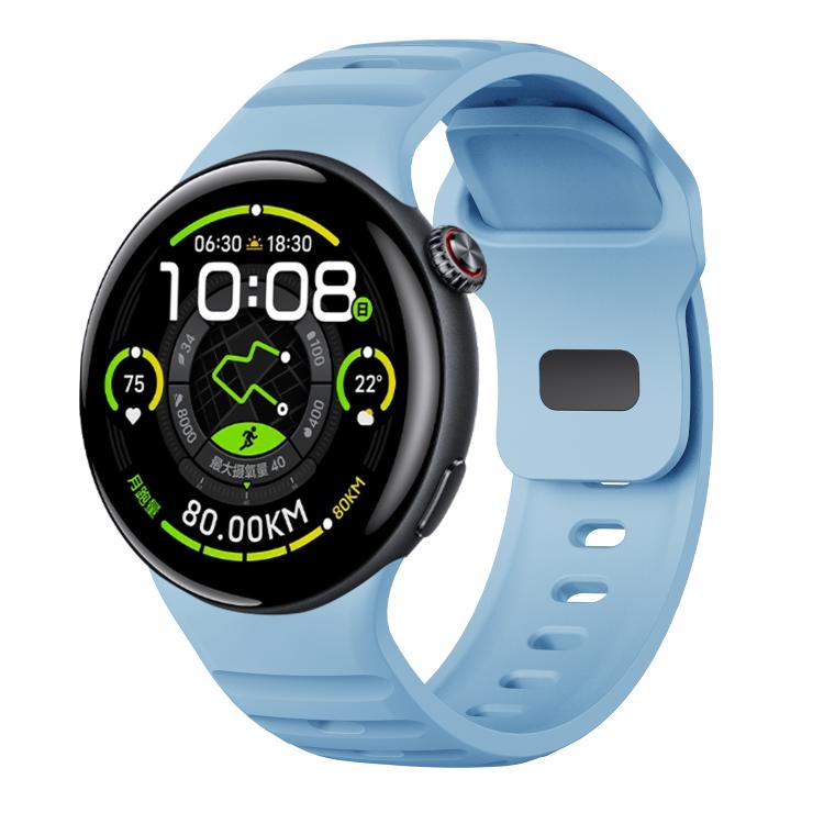 Reverse Buckle Silicone Watch Band — For vivo Watch 5