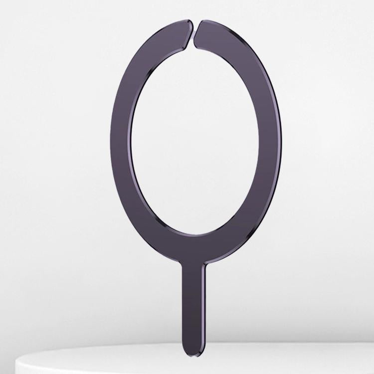 Wireless Charging Aluminum Alloy Ring Magnetic Sheet — Black Lower Gap
