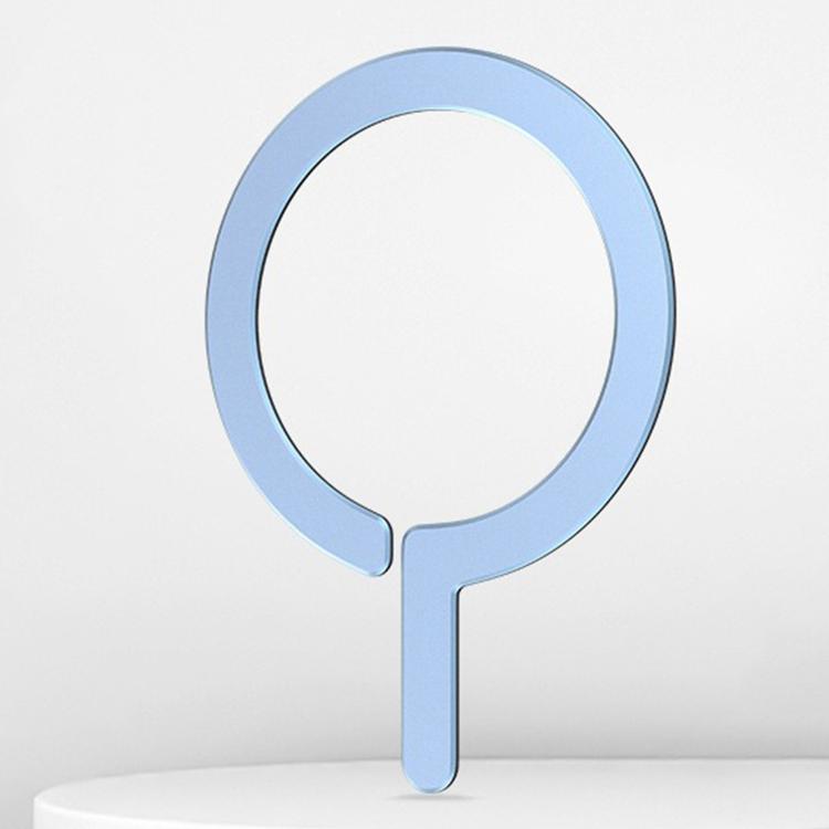 Wireless Charging Aluminum Alloy Ring Magnetic Sheet — Silver Lower Gap