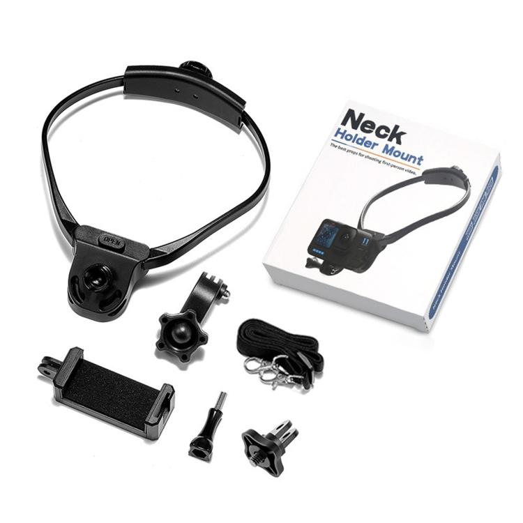 Sports Camera Lazy Neck Bracket Phone Clamp Mount