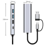 2501 RJ45 Gigabit Network Card Converter USB-C / USB to Ethernet Adapter — view 9
