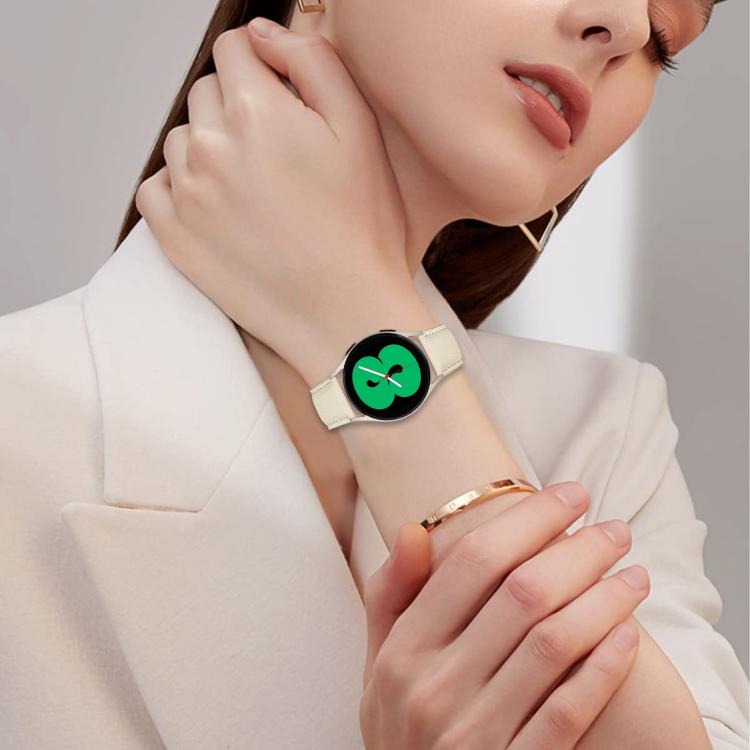 Lychee Texture Starlight Turtle Back Buckle Leather Watch Band — view 10