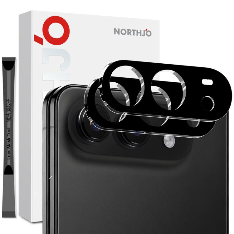 2pcs NORTHJO Camera Lens Protector 3D HD Tempered Glass Film
