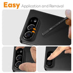 2pcs NORTHJO Camera Lens Protector 3D HD Tempered Glass Film