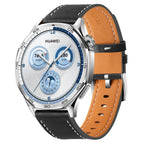 Quick Release Button Buckle Genuine Leather Watch Band