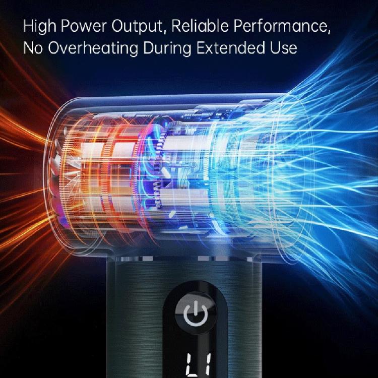 D15S Compact Powerful Brushless Motor Blower Dust Cleaner Portable High-Speed Air Flow Fan — view 3