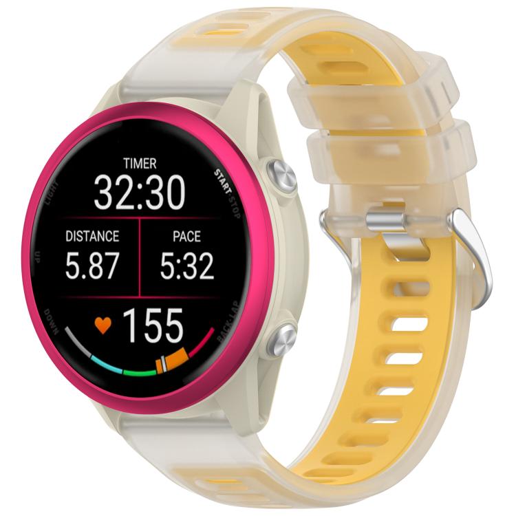 Jelly Silicone Watch Band — Yellow