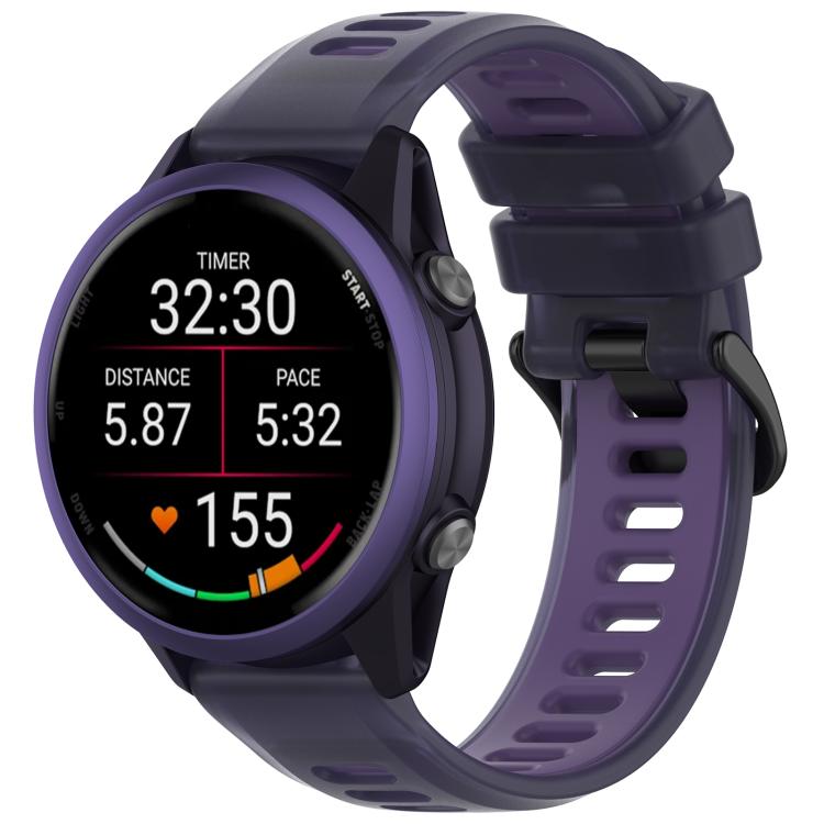 Jelly Silicone Watch Band — Purple