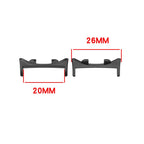 One Pair Metal Head Watch Band Connector