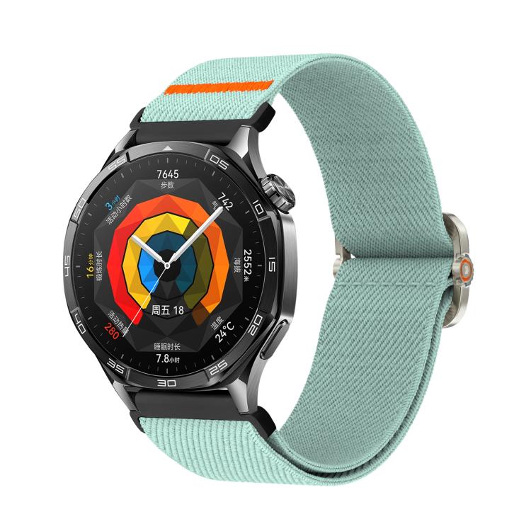 Universal Mechanical Drip Elastic Nylon Watch Band — Gray