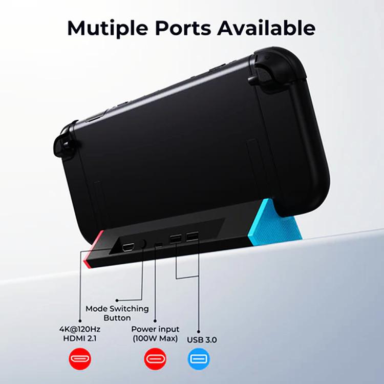 4K Docking Station Projection Dock Base, For Nintendo Switch 2