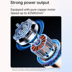 V16D 7 Nozzles 2 in 1 Car Vacuum Cleaner Powerful Suction Rechargeable Handheld Dust Blower