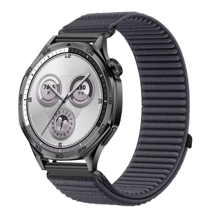 Woven Nylon Hook And Loop Fastener Metal Interface Watch Band — view 52