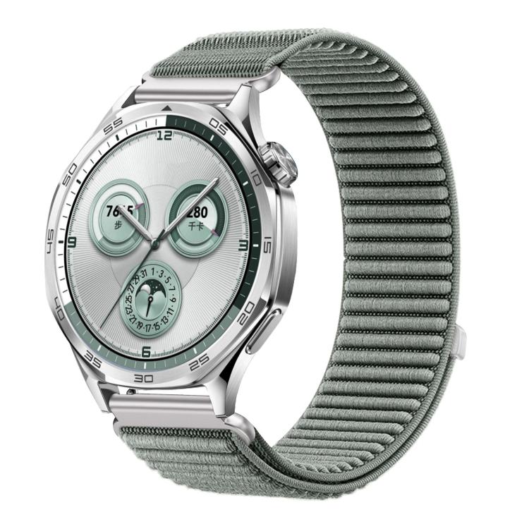 Woven Nylon Hook And Loop Fastener Metal Interface Watch Band — view 58
