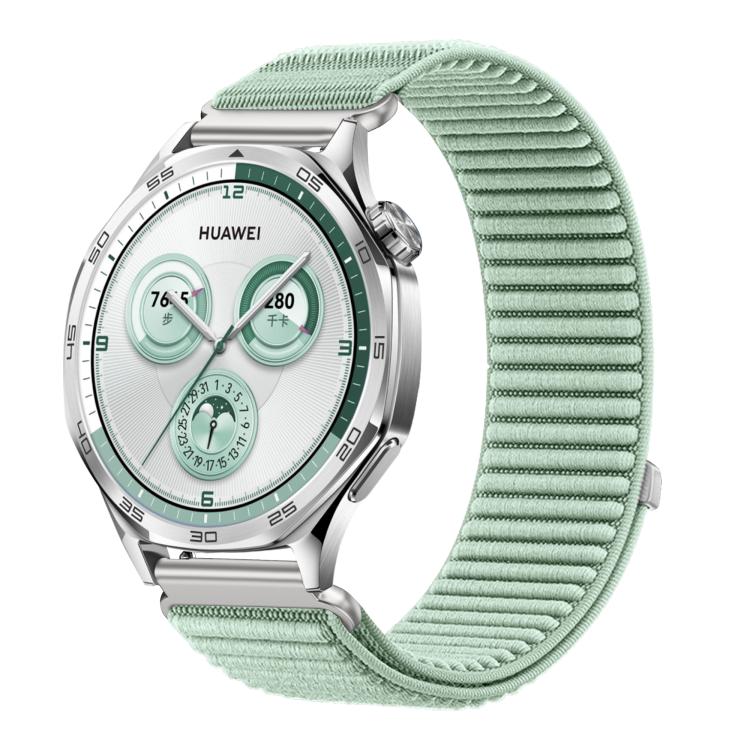 Woven Nylon Hook And Loop Fastener Metal Interface Watch Band — view 41