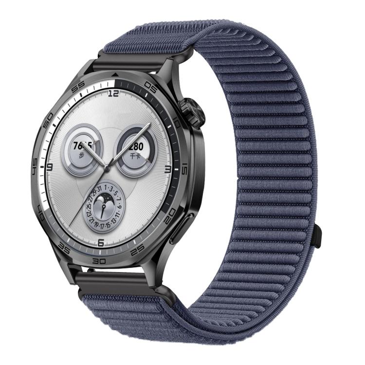 Woven Nylon Hook And Loop Fastener Metal Interface Watch Band — view 50