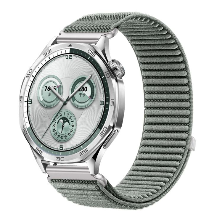 Woven Nylon Hook And Loop Fastener Metal Interface Watch Band — view 59