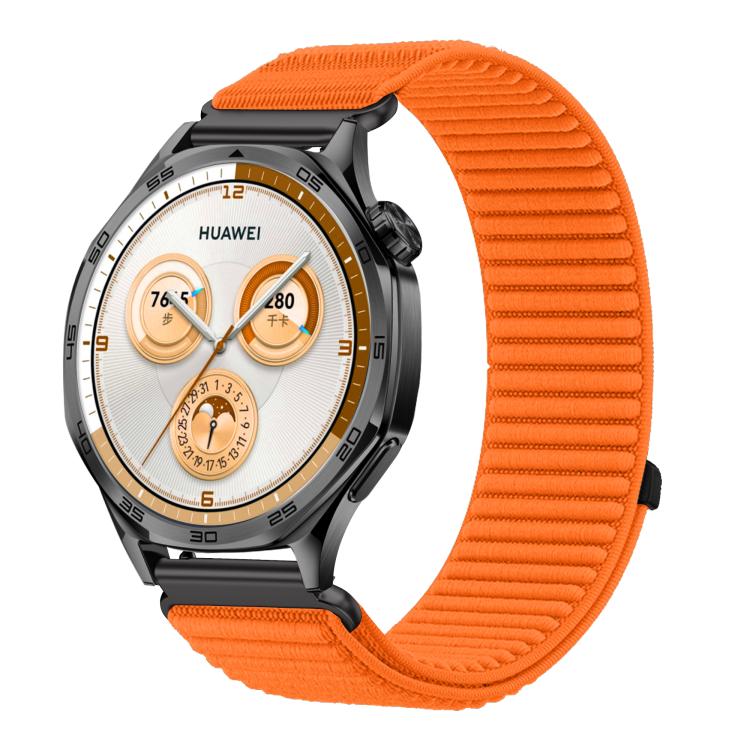 Woven Nylon Hook And Loop Fastener Metal Interface Watch Band — view 31