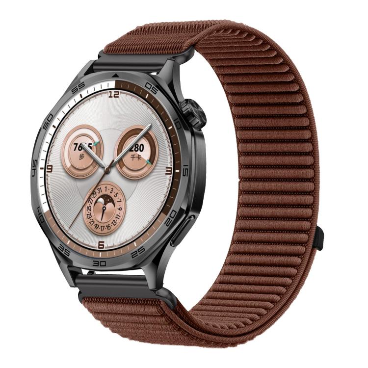 Woven Nylon Hook And Loop Fastener Metal Interface Watch Band — view 48
