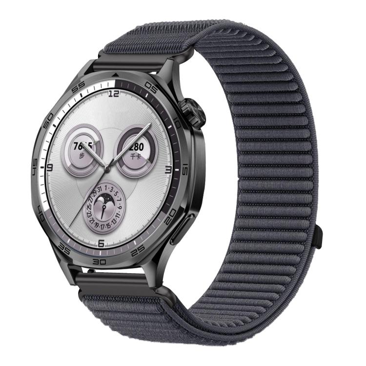 Woven Nylon Hook And Loop Fastener Metal Interface Watch Band — view 54