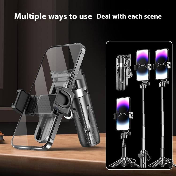 P15T Mini Portable Selfie Stick Photography Bluetooth Phone Stand Tripod — view 9